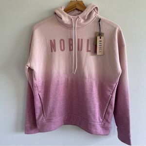 NWT NOBULL Pink Ombre Women's Hoodie Size XS